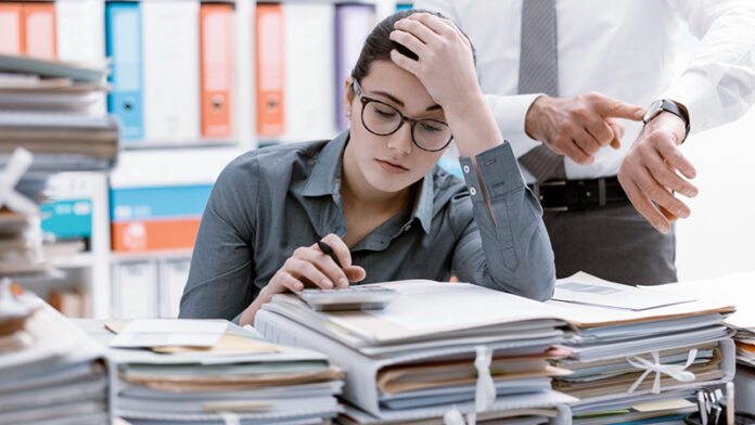Demanding boss and deadlines